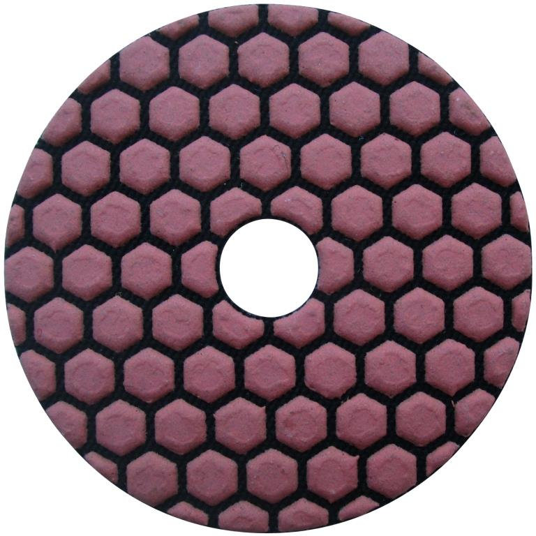 Produktbild von Diamant-Schleifpads 100 Mm – Körnung 100, Trockenanwendung, Klettverschluss, Für Marmor, Granit & Feinsteinzeug