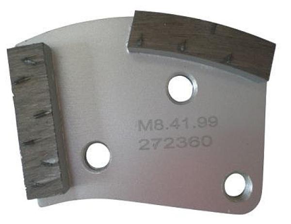 PKD-Schleifschuh S8SP EASY M8-Anschluss PKD-Split
