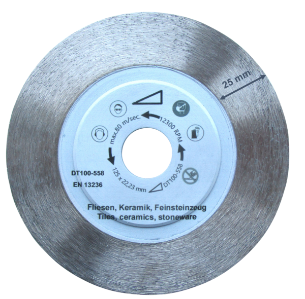 Diamant-Trennscheibe F25 Ø 125 mm